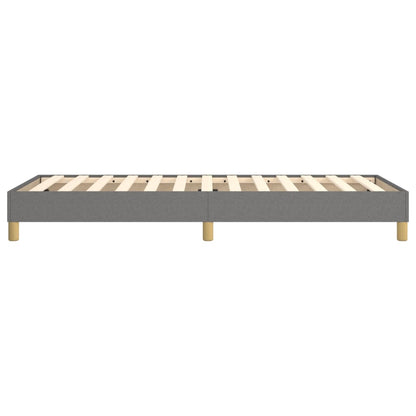 Box Spring Bed Frame Dark Grey Single Fabric (UK/IE/FI/NO only)