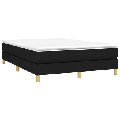 Box Spring Bed Frame Black Double Fabric (UK/IE/FI/NO only)