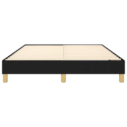 Box Spring Bed Frame Black Double Fabric (UK/IE/FI/NO only)