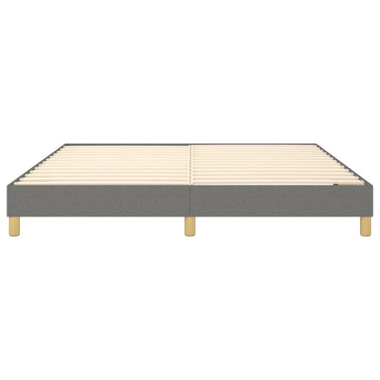 Box Spring Bed Frame Dark Grey Super King Fabric (UK/IE/FI/NO only)