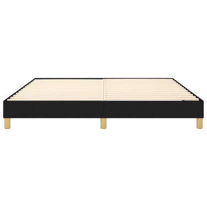 Box Spring Bed Frame Black Super King Fabric (UK/IE/FI/NO only)