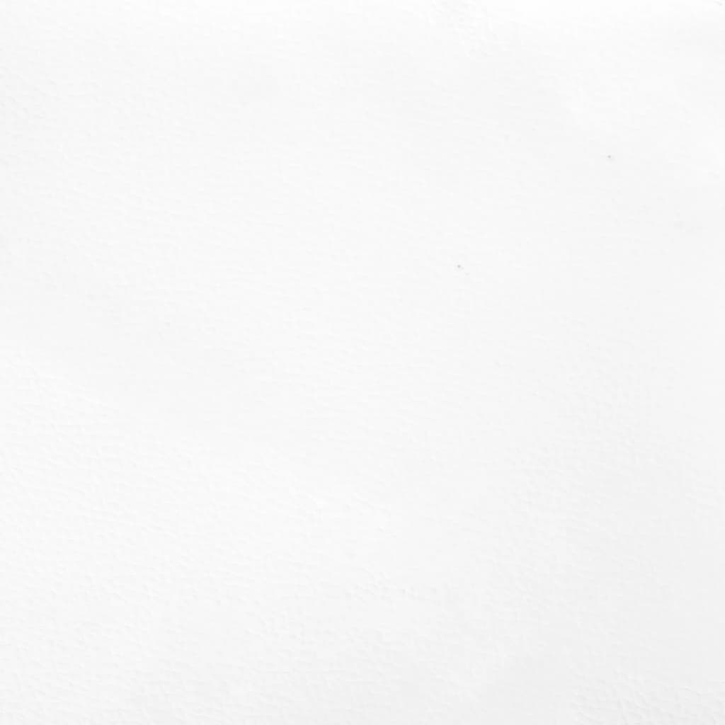Box Spring Bed Frame White Single Faux Leather (UK/IE/FI/NO only)
