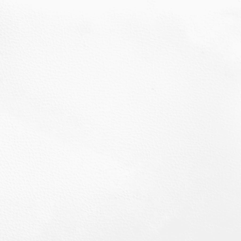 Box Spring Bed Frame White Double Faux Leather (UK/IE/FI/NO only)