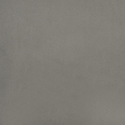 Box Spring Bed Frame Light Grey Single Velvet (UK/IE/FI/NO only)