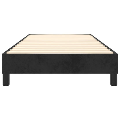 Box Spring Bed Frame Black Single Velvet (UK/IE/FI/NO only)