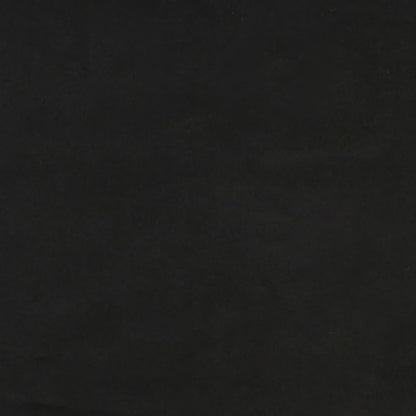 Box Spring Bed Frame Black Double Velvet (UK/IE/FI/NO only)