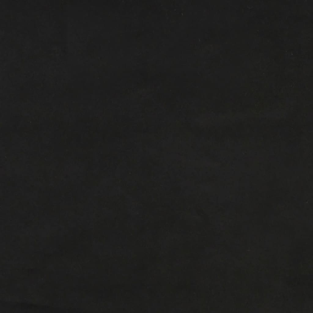 Box Spring Bed Frame Black Super King Velvet (UK/IE/FI/NO only)