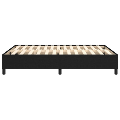 Box Spring Bed Frame Black Double Fabric (UK/IE/FI/NO only)
