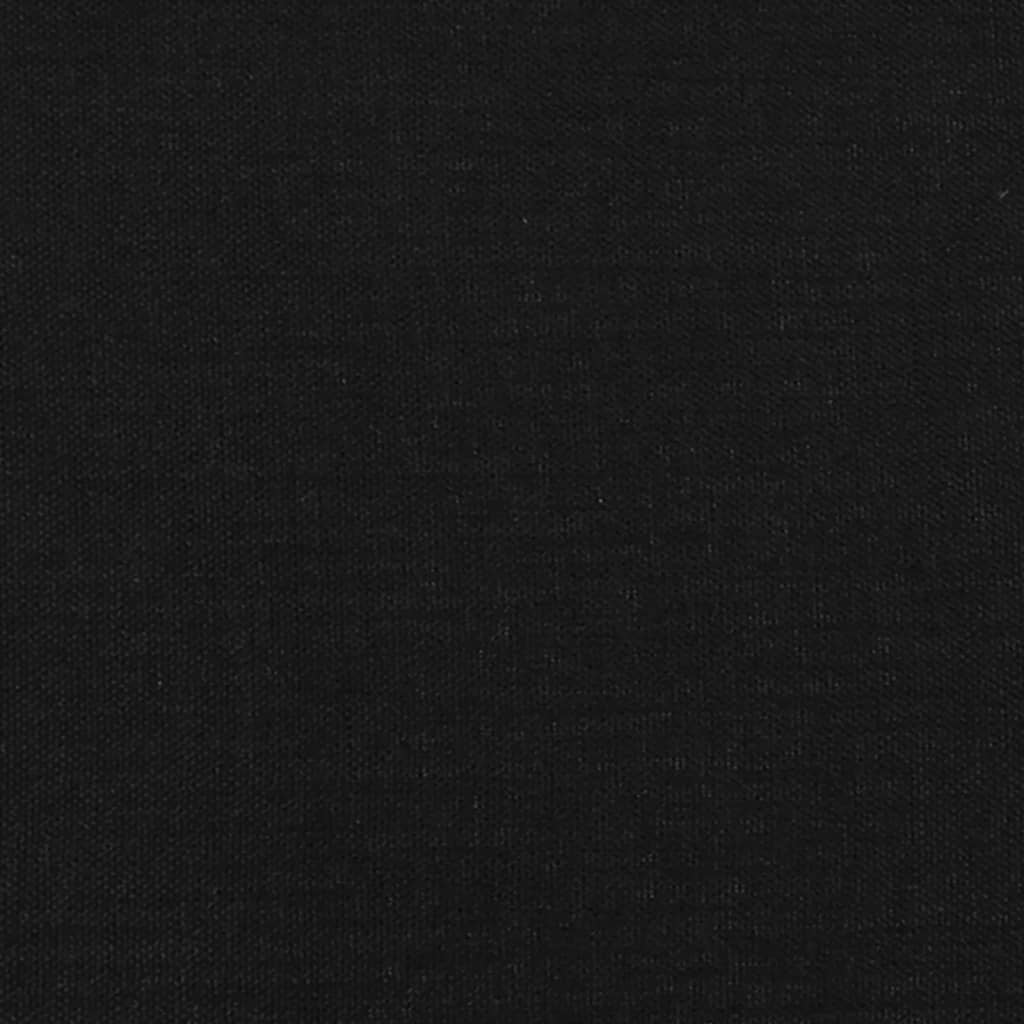 Box Spring Bed Frame Black Double Fabric (UK/IE/FI/NO only)