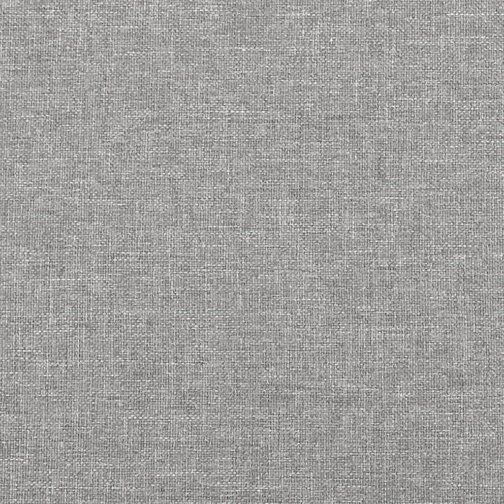 Box Spring Bed Frame Light Grey Super King Fabric (UK/IE/FI/NO only)
