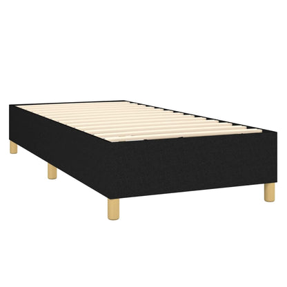 Box Spring Bed Frame Black Single Fabric (UK/IE/FI/NO only)