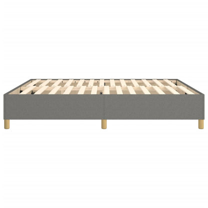 Box Spring Bed Frame Dark Grey Super King Fabric (UK/IE/FI/NO only)