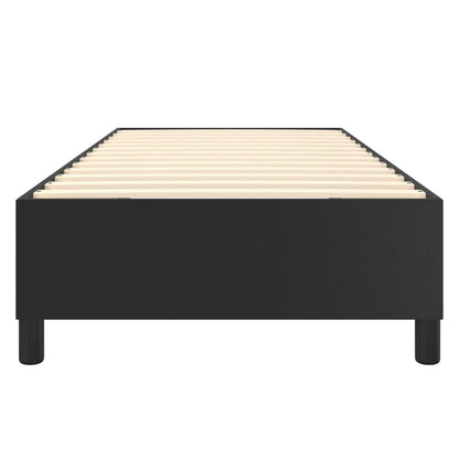 Box Spring Bed Frame Black Single Faux Leather (UK/IE/FI/NO only)