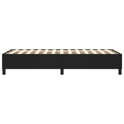 Box Spring Bed Frame Black Single Faux Leather (UK/IE/FI/NO only)