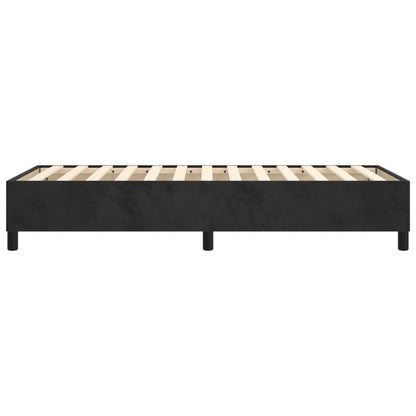 Box Spring Bed Frame Black Single Velvet (UK/IE/FI/NO only)