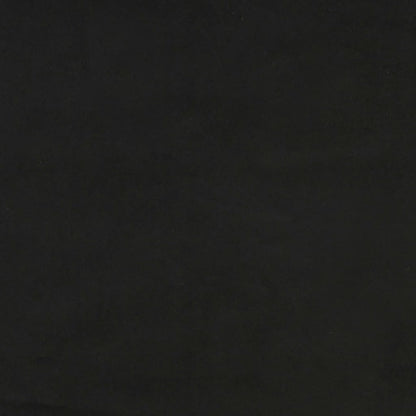 Box Spring Bed Frame Black Double Velvet (UK/IE/FI/NO only)