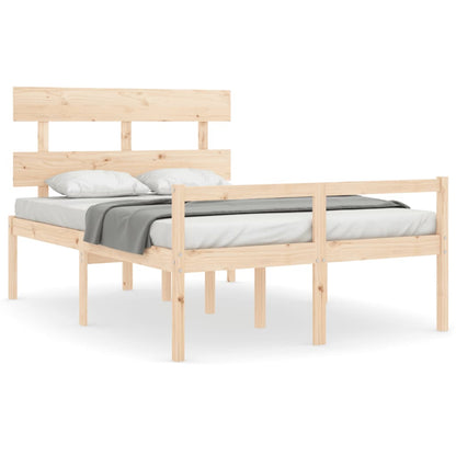 Senior Bed without Mattress 120x200 cm Solid Wood