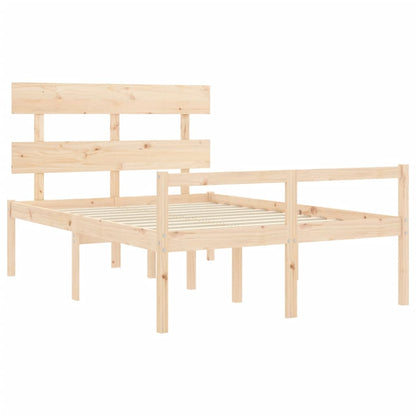 Senior Bed without Mattress 120x200 cm Solid Wood