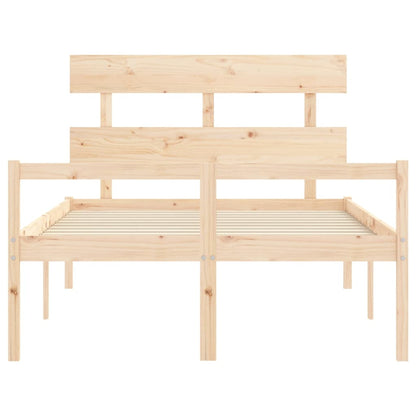 Senior Bed without Mattress 120x200 cm Solid Wood