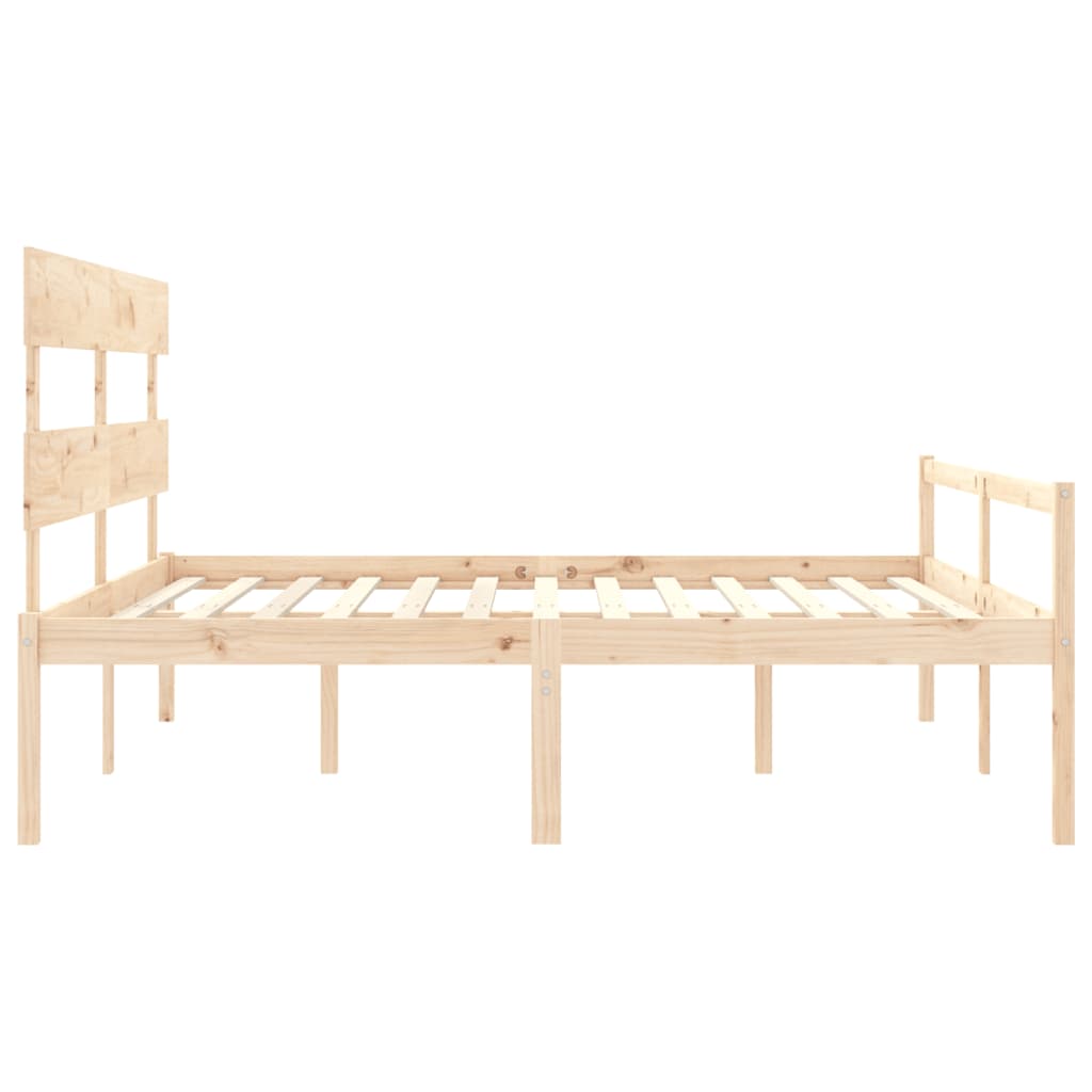 Senior Bed without Mattress 200x200 cm Solid Wood