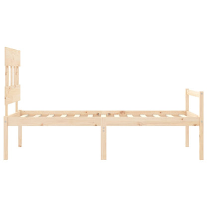 Senior Bed without Mattress Single Solid Wood