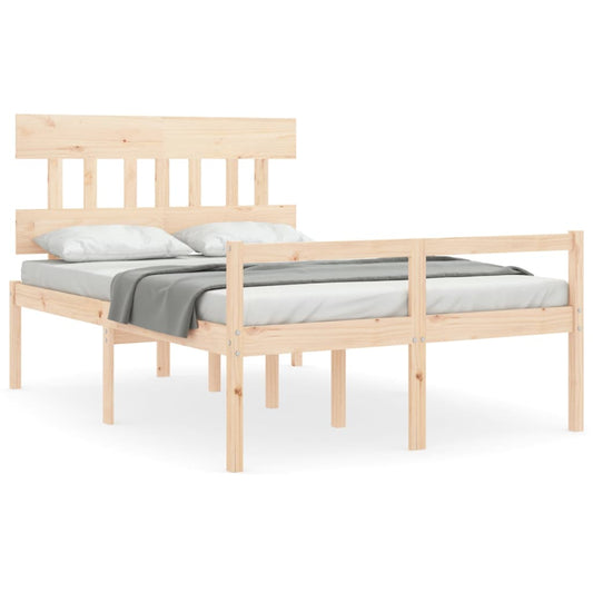 Senior Bed without Mattress 120x200 cm Solid Wood