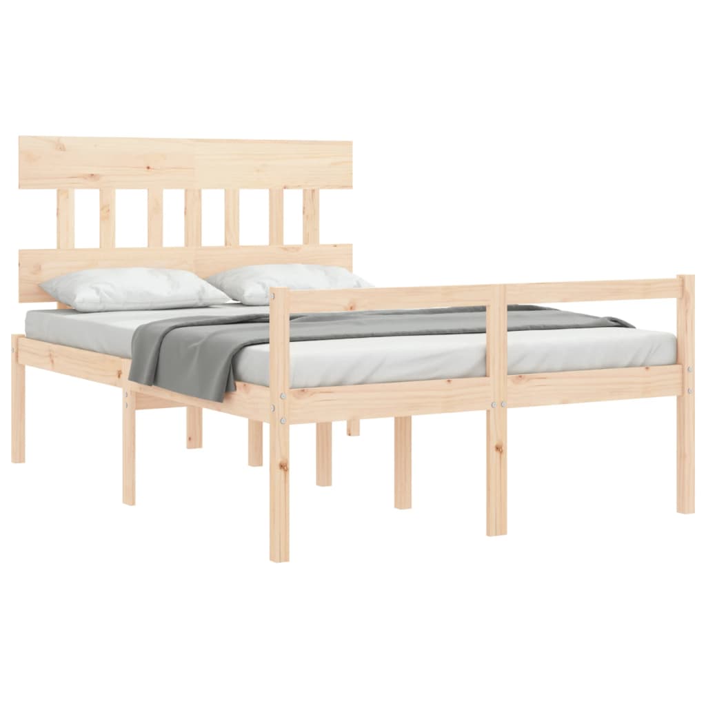 Senior Bed without Mattress 120x200 cm Solid Wood