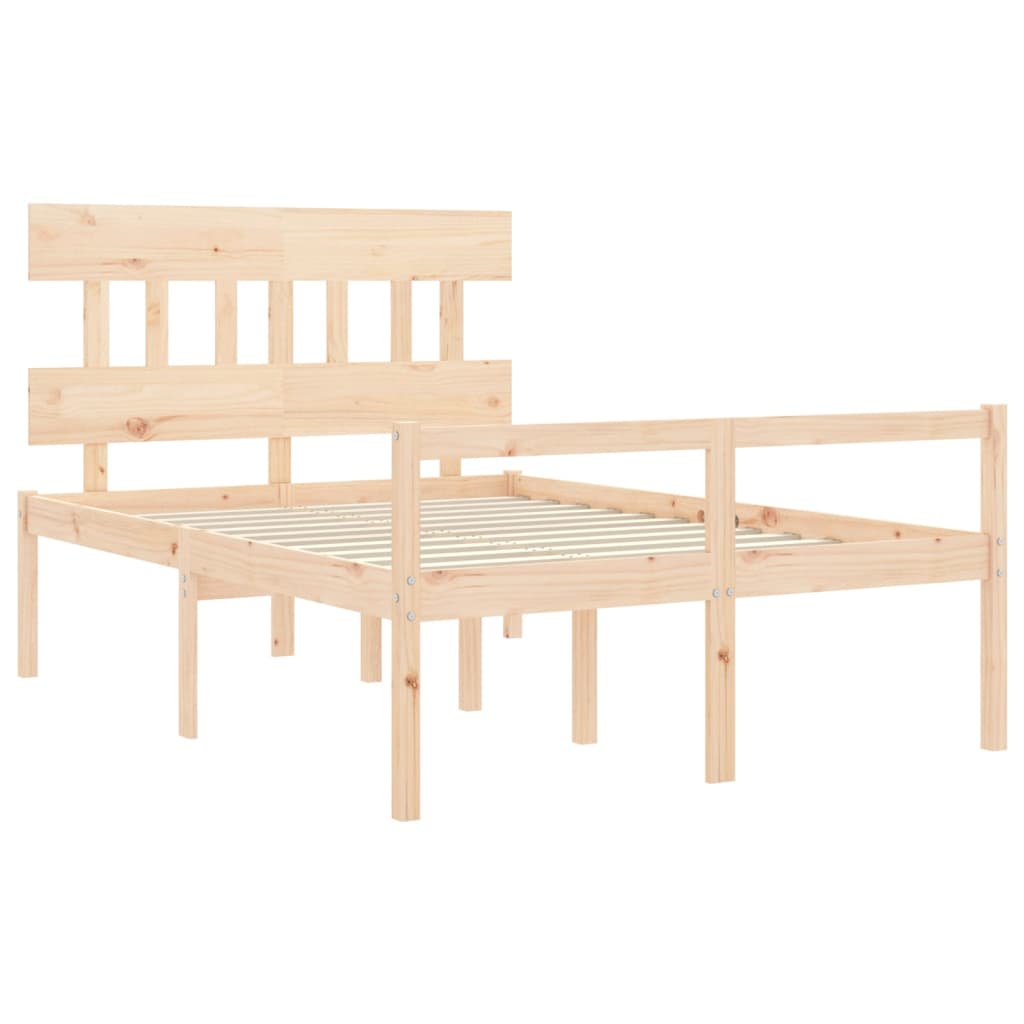 Senior Bed without Mattress 120x200 cm Solid Wood