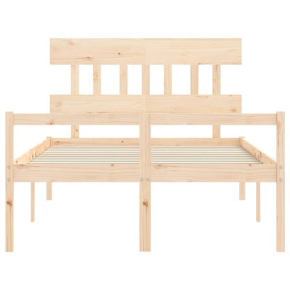 Senior Bed without Mattress 120x200 cm Solid Wood