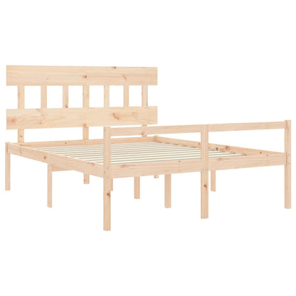 Senior Bed without Mattress 160x200 cm Solid Wood