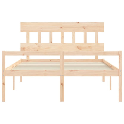Senior Bed without Mattress 160x200 cm Solid Wood