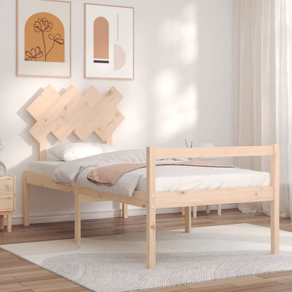 Senior Bed without Mattress Single Solid Wood