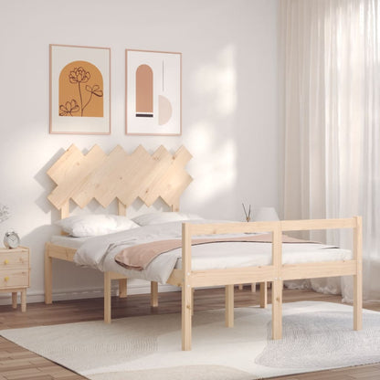Senior Bed without Mattress Small Double Solid Wood