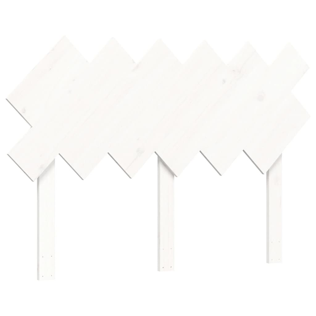 Senior Bed without Mattress White Small Double Solid Wood