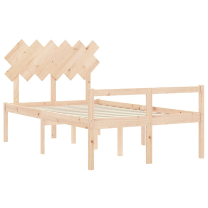 Senior Bed without Mattress Double Solid Wood