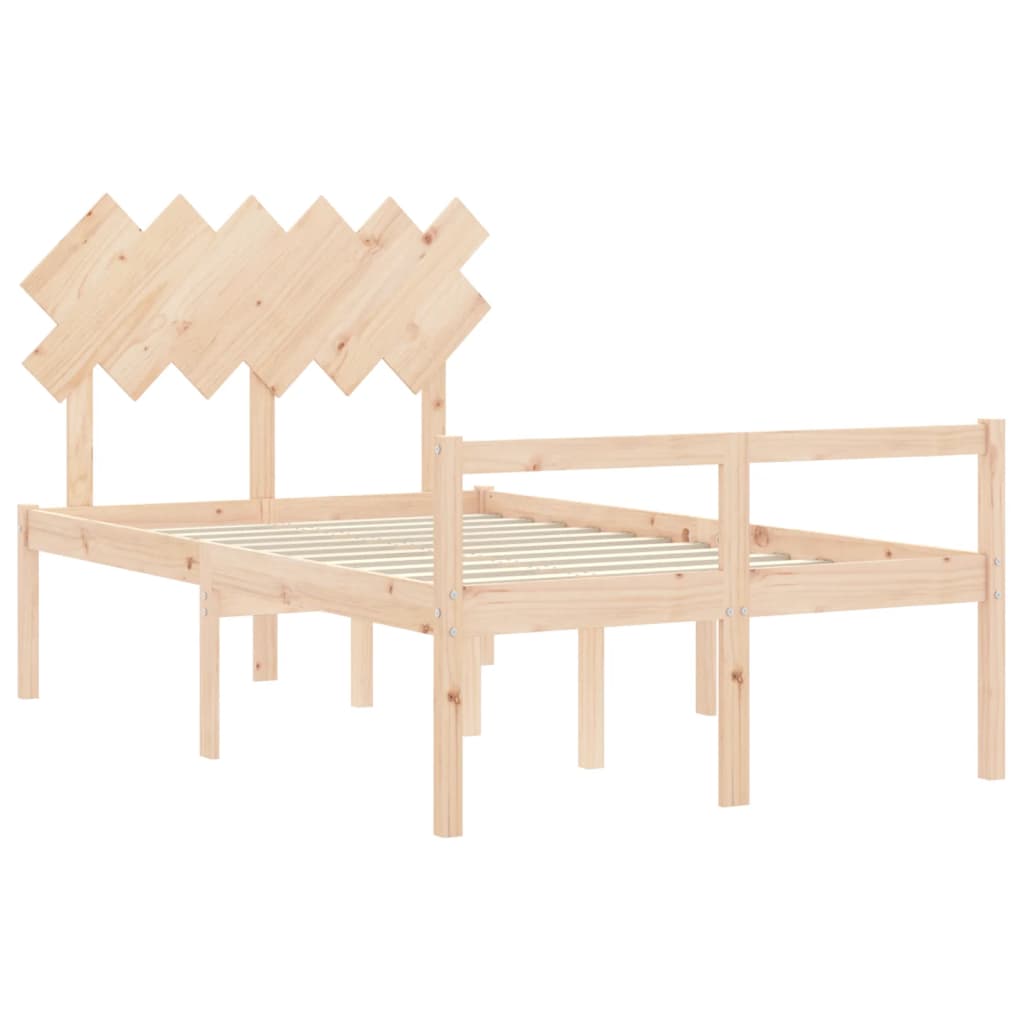 Senior Bed without Mattress 120x200 cm Solid Wood