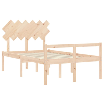 Senior Bed without Mattress 120x200 cm Solid Wood