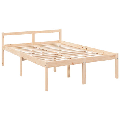 Senior Bed without Mattress 120x200 cm Solid Wood