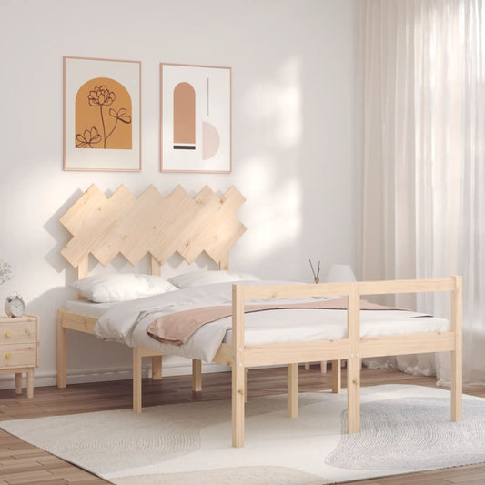 Senior Bed without Mattress 120x200 cm Solid Wood