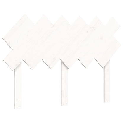 Senior Bed without Mattress White 120x200 cm Solid Wood