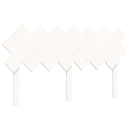 Senior Bed without Mattress White 140x200 cm Solid Wood