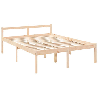 Senior Bed without Mattress 160x200 cm Solid Wood