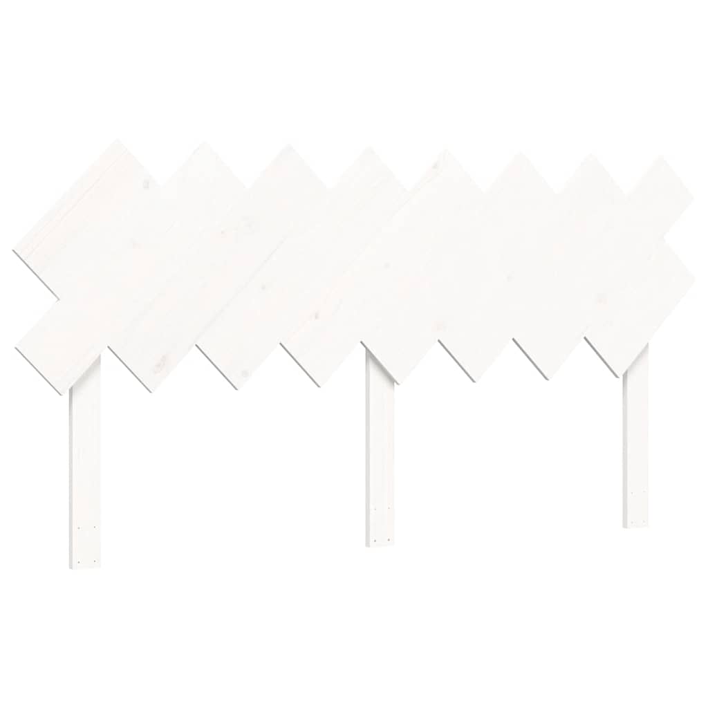 Senior Bed without Mattress White 160x200 cm Solid Wood