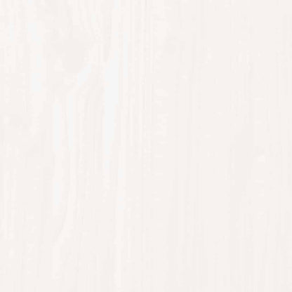 Senior Bed without Mattress White 160x200 cm Solid Wood