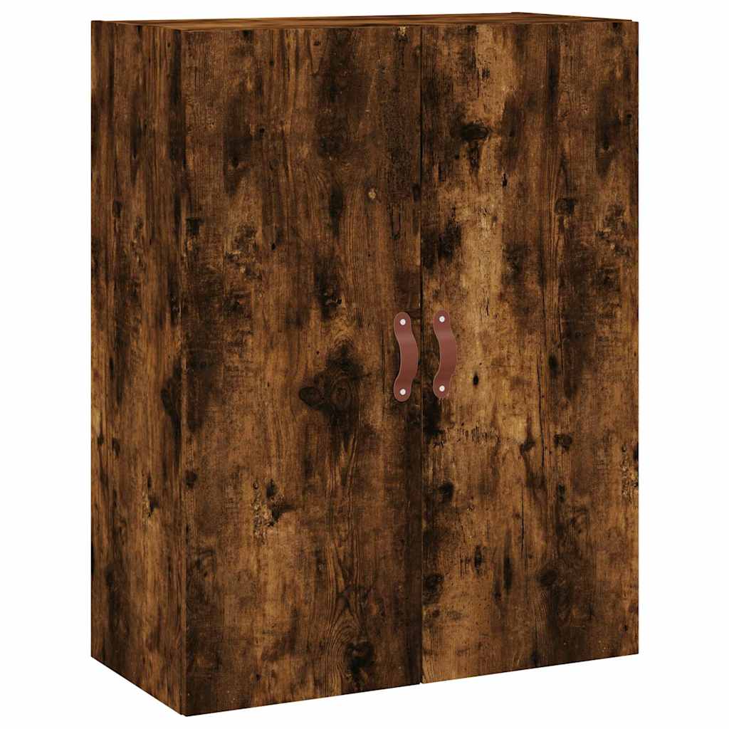 Wall Mounted Cabinets 2 pcs Smoked Oak 69,5x34x90 cm