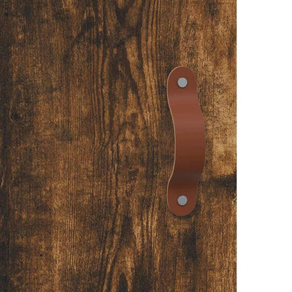 Wall Mounted Cabinets 2 pcs Smoked Oak 69,5x34x90 cm