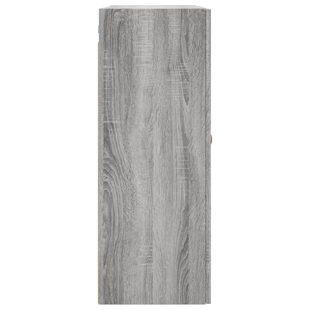 Wall Mounted Cabinets 2 pcs Grey Sonoma 69,5x34x90 cm