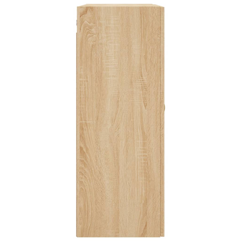 Wall Mounted Cabinets 2 pcs Sonoma Oak 69,5x34x90 cm