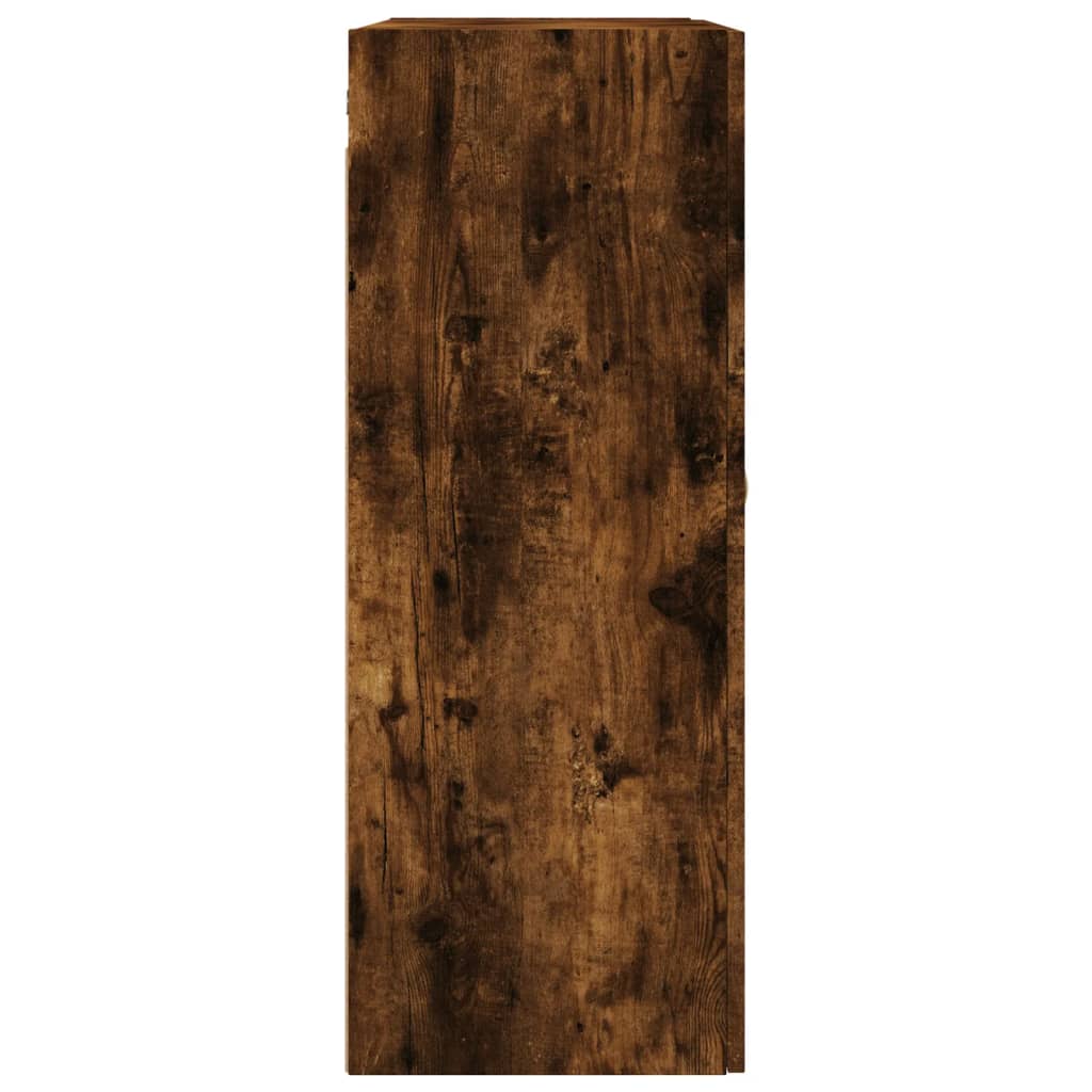 Wall Mounted Cabinets 2 pcs Smoked Oak 69,5x34x90 cm