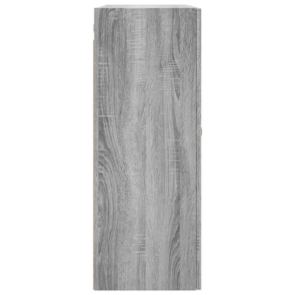 Wall Mounted Cabinets 2 pcs Grey Sonoma 69,5x34x90 cm
